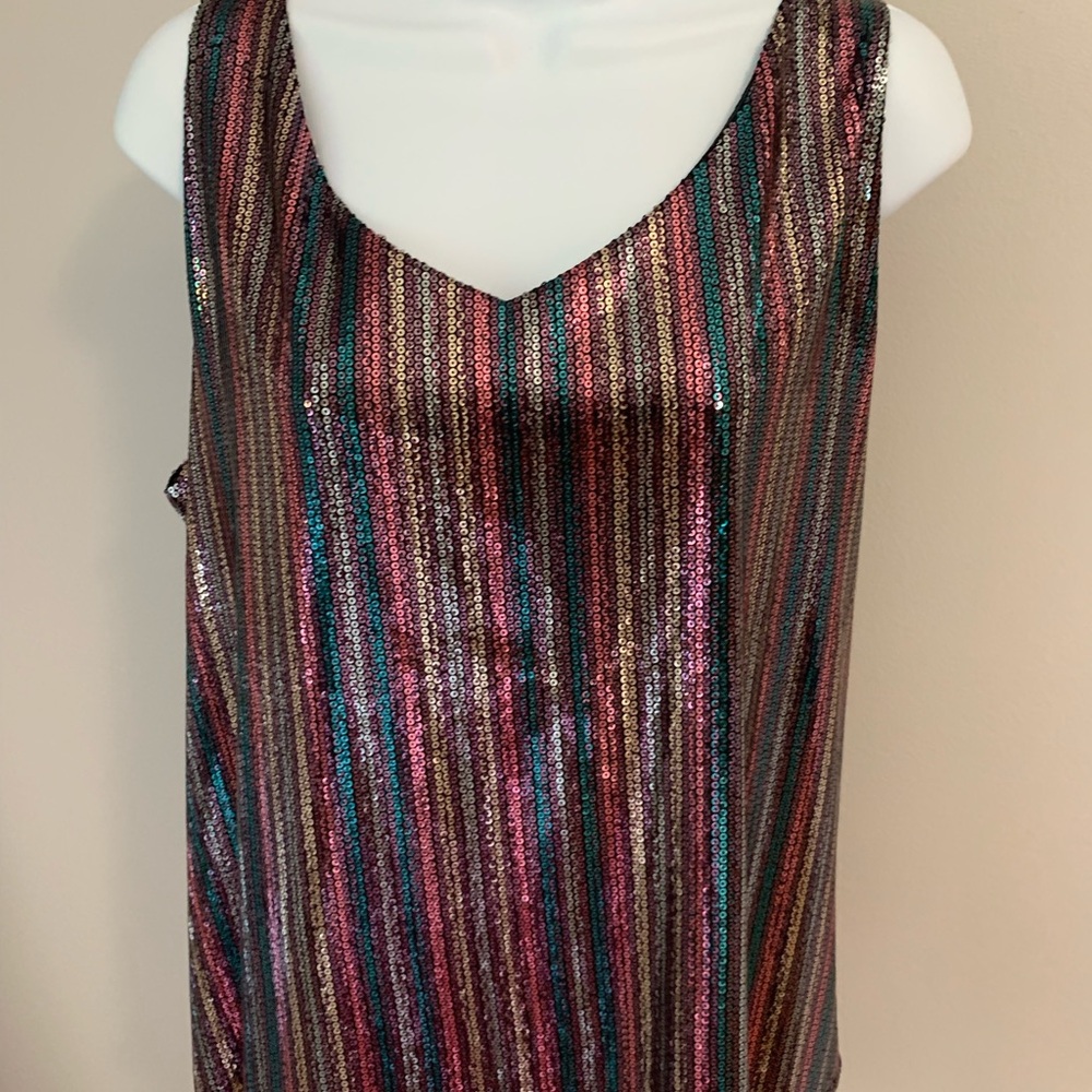 Tribal Sequin Tank - Picture 2 of 13